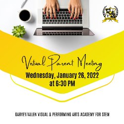 Virtual Parent Meeting today at 6:30 pm on Zoom